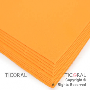 GOMA EVA PAX NARANJA 40 X 60 CM x 10